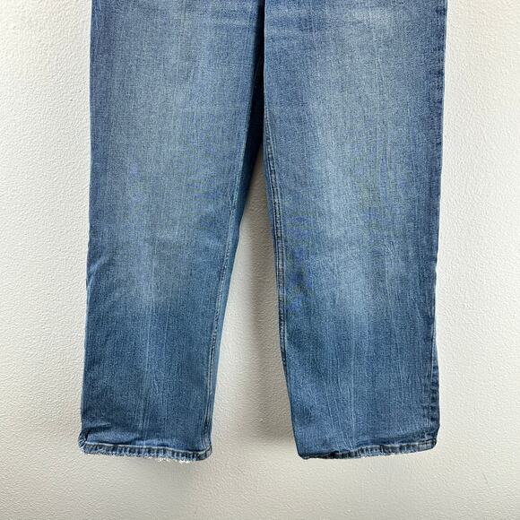 Abercrombie & Fitch The Crop Wide Leg Ultra High Rise Jeans 26 or 2 - Picture 4 of 13